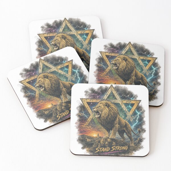 Item preview, Stand Strong Israel Lion – Jewish Pride Vintage Design designed and sold by FREENATION2026.