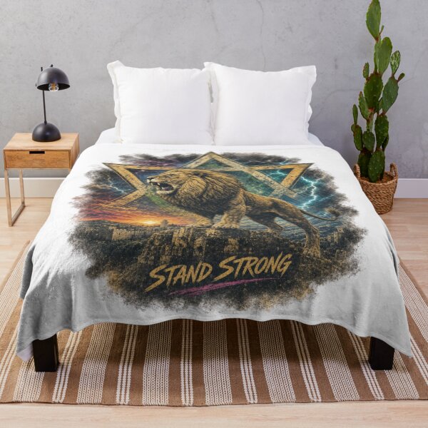 Item preview, Stand Strong Israel Lion – Jewish Pride Vintage Design designed and sold by FREENATION2026.