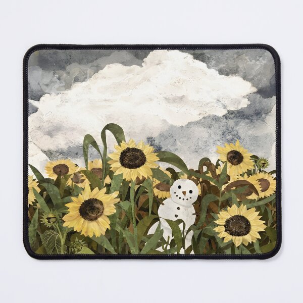Item preview, There's A snowman in the Sunflower Field designed and sold by pictoartcrew.