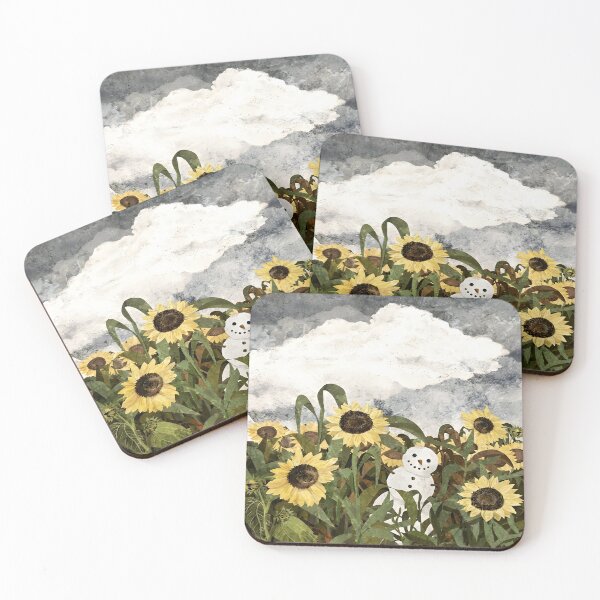 Item preview, There's A snowman in the Sunflower Field designed and sold by pictoartcrew.