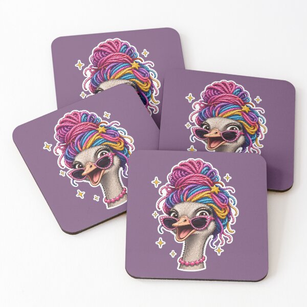 Item preview, Fabulous Rainbow Ostrich designed and sold by Safe Haven Pets.