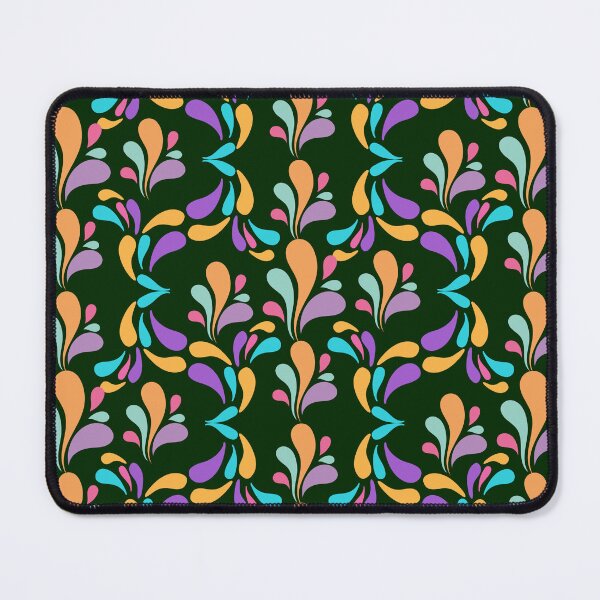 Item preview, Dark Green Abstract Paisley Drops Pattern designed and sold by ​Jyoti Digital Artist.