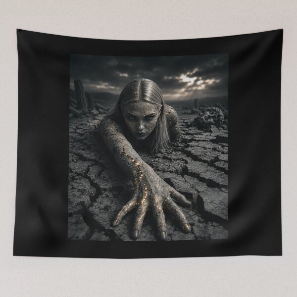 Item preview, Cracked Soul – Golden Kintsugi Art designed and sold by litleelseart.