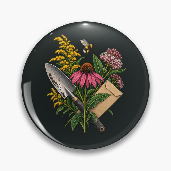 Item preview, Native Gardener Tools and Wildflowers designed and sold by VoyteksDesigns.