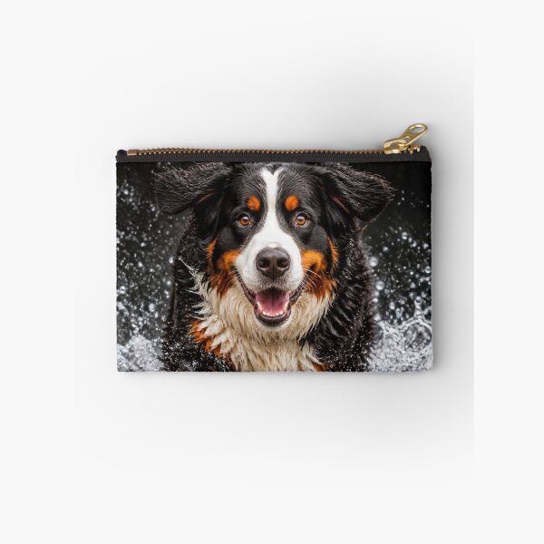 Item preview, Majestic Bernese Mountain Dog Splashing designed and sold by Wags & Tails.