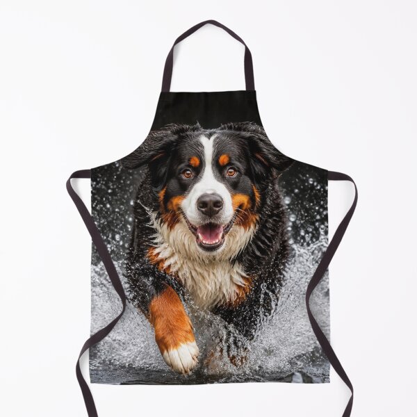 Item preview, Majestic Bernese Mountain Dog Splashing designed and sold by Wags & Tails.