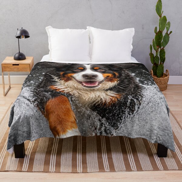 Item preview, Majestic Bernese Mountain Dog Splashing designed and sold by Wags & Tails.
