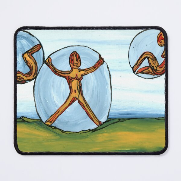 Item preview, Figures in Bubbles Vitruvian Man designed and sold by Dwaalhaas.com.