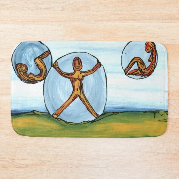 Item preview, Figures in Bubbles Vitruvian Man designed and sold by Dwaalhaas.com.