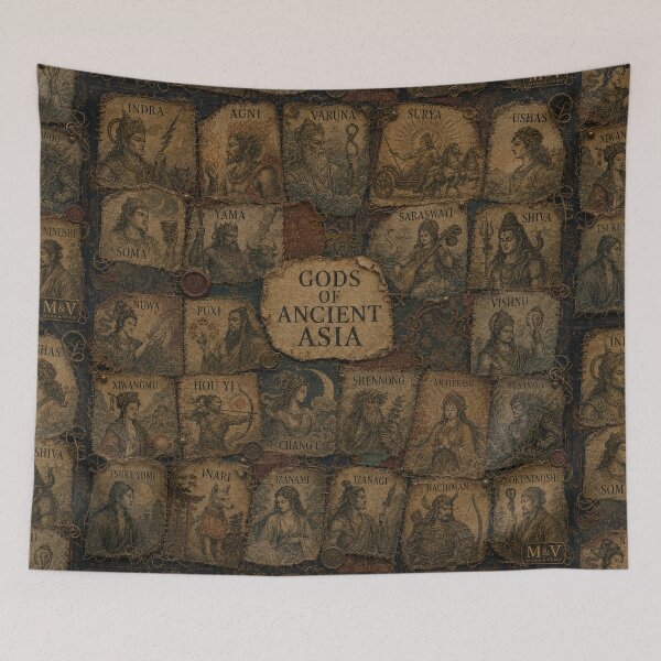 Item preview, Gods and Deities of Ancient Asia designed and sold by Qenlo.