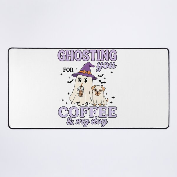 Item preview, Ghosting You For Coffee And My Dog Halloween designed and sold by KroghDs.