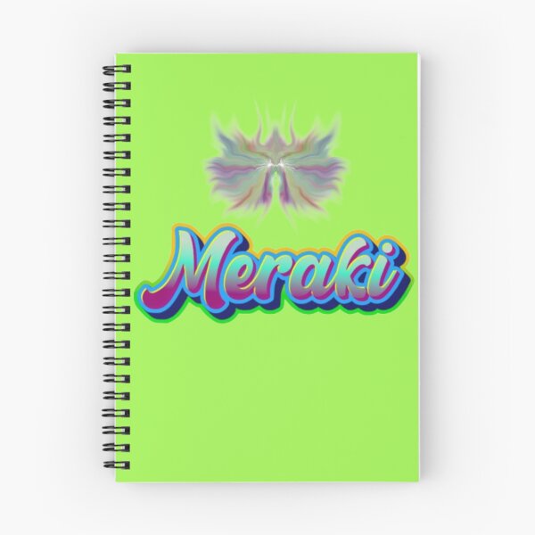Item preview, Meraki Greek Word Passion Psychedelic Aura Retro 3D Aesthetic Design designed and sold by Miheerala.