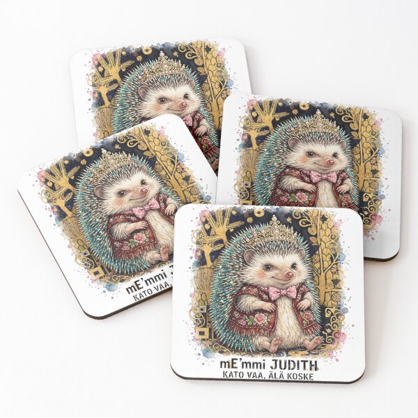 Item preview, Klimt Hedgehog Judith - Golden Muse designed and sold by Hellulandia - no nää ny vaa o tämmöne.