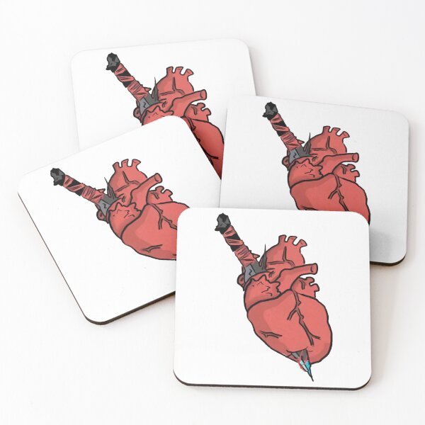 Item preview, Heart Gothic Anatomical Human Organ Pierced Sword Graphic designed and sold by Scanniverse97.