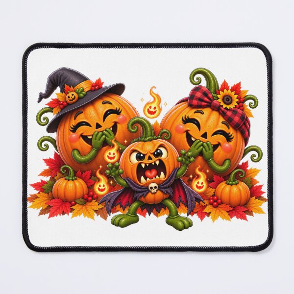 Item preview, Tiny but Terrifying – Cute Halloween Pumpkin Friends designed and sold by The Cutting Room.