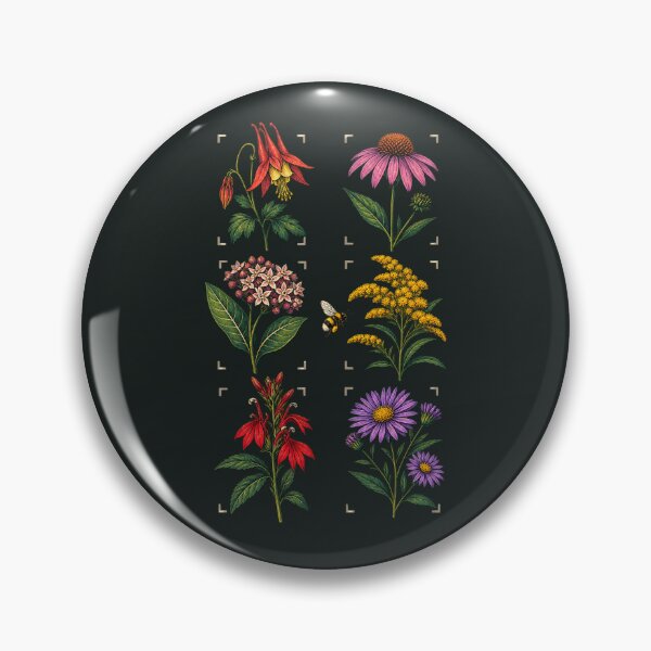 Item preview, Native Flower Field Guide Grid designed and sold by VoyteksDesigns.