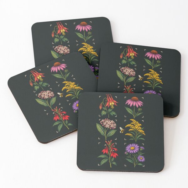 Item preview, Native Flower Field Guide Grid designed and sold by VoyteksDesigns.