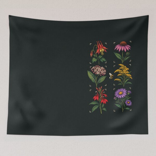 Item preview, Native Flower Field Guide Grid designed and sold by VoyteksDesigns.