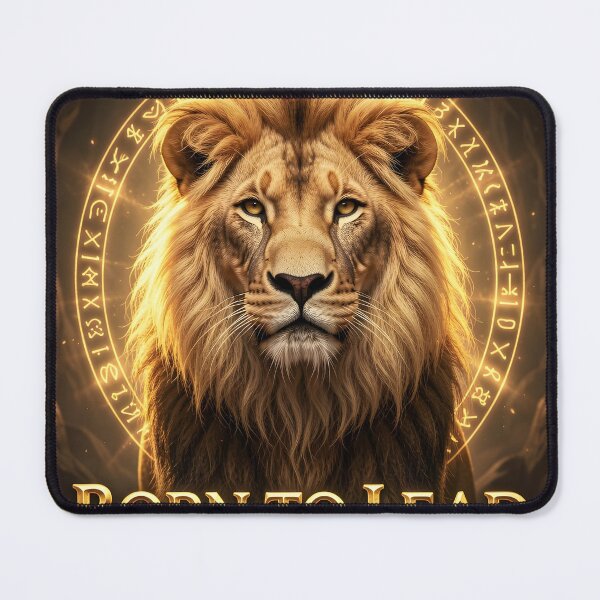 Item preview, Born to Lead Majestic Lion Leadership Quote designed and sold by yosmosverse .