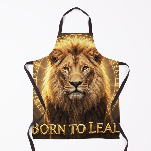 Item preview, Born to Lead Majestic Lion Leadership Quote designed and sold by yosmosverse .