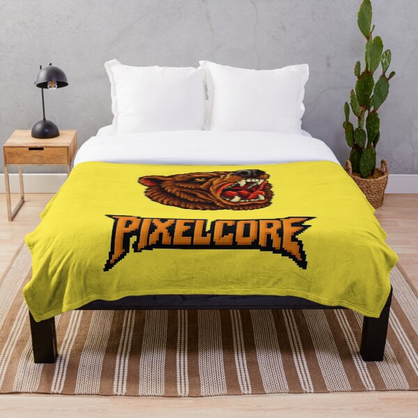 Artikelvorschau, Grizzlybär-Pixel-Art {PIXELCORE} entworfen und verkauft von PIXELCORE-TEE.