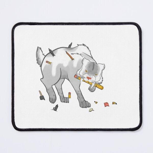 Item preview, Cute Cat Chewing Pencil Creative School Stationery Doodle Art designed and sold by Scanniverse97.