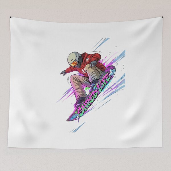 Item preview, Shred Life Neonowy Snowboard designed and sold by Biczekdziczek.
