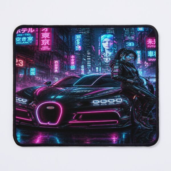 Item preview, Cyberpunk Super Sport - Anime Girl Racer designed and sold by JMAVILA ART.