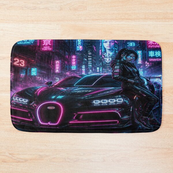 Item preview, Cyberpunk Super Sport - Anime Girl Racer designed and sold by JMAVILA ART.
