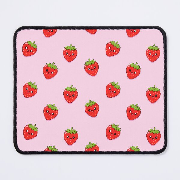 Item preview, Cute Kawaii Strawberry Seamless Pattern designed and sold by teeperfect.
