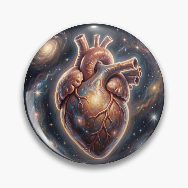 Item preview, Cosmic Heart Anatomy Among Galaxies and Stars designed and sold by yosmosverse .
