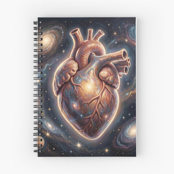 Item preview, Cosmic Heart Anatomy Among Galaxies and Stars designed and sold by yosmosverse .