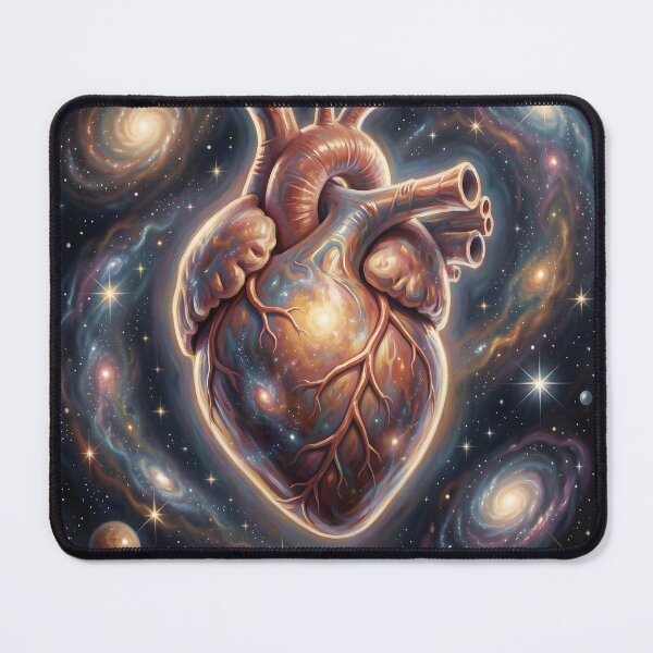 Item preview, Cosmic Heart Anatomy Among Galaxies and Stars designed and sold by yosmosverse .