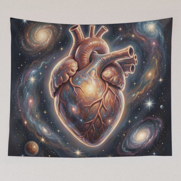 Item preview, Cosmic Heart Anatomy Among Galaxies and Stars designed and sold by yosmosverse .