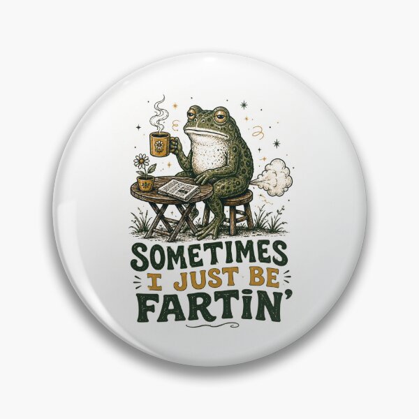 Item preview, Sometimes I Just Be Fartin’ Funny Frog Coffee Vintage designed and sold by WILLIAMS-BR.
