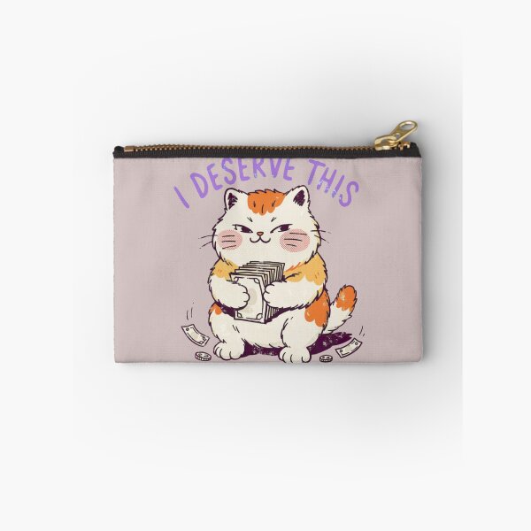 Item preview, I Deserve This – Funny Cat Holding Money, Cute Money Cat designed and sold by Mousy17.