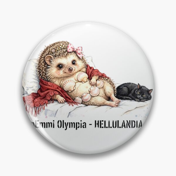 Item preview, mE´mmi Hedgehog – Olympia by Hellulandia designed and sold by Hellulandia - no nää ny vaa o tämmöne.