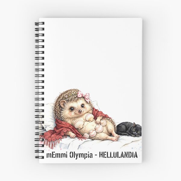 Item preview, mE´mmi Hedgehog – Olympia by Hellulandia designed and sold by Hellulandia - no nää ny vaa o tämmöne.