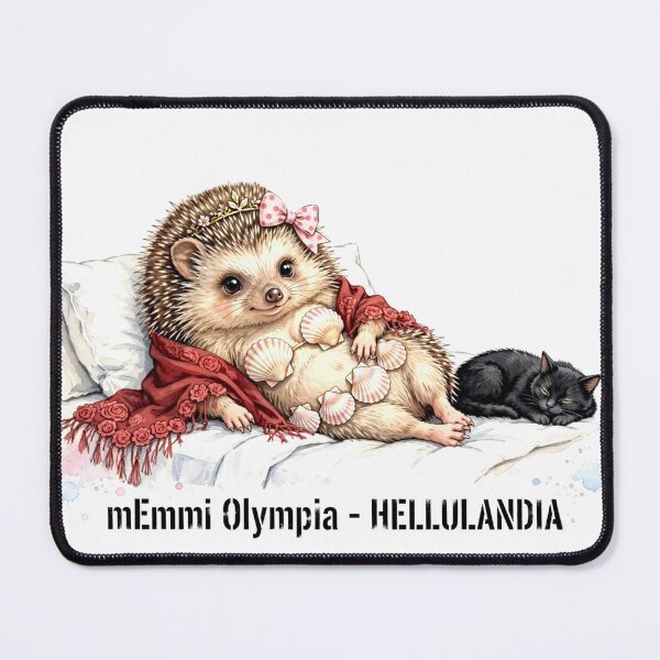 Item preview, mE´mmi Hedgehog – Olympia by Hellulandia designed and sold by Hellulandia - no nää ny vaa o tämmöne.