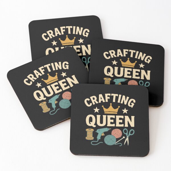 Item preview, Crafting Queen Vintage Sewing And Knitting Crafter designed and sold by Photo-Sphere101.