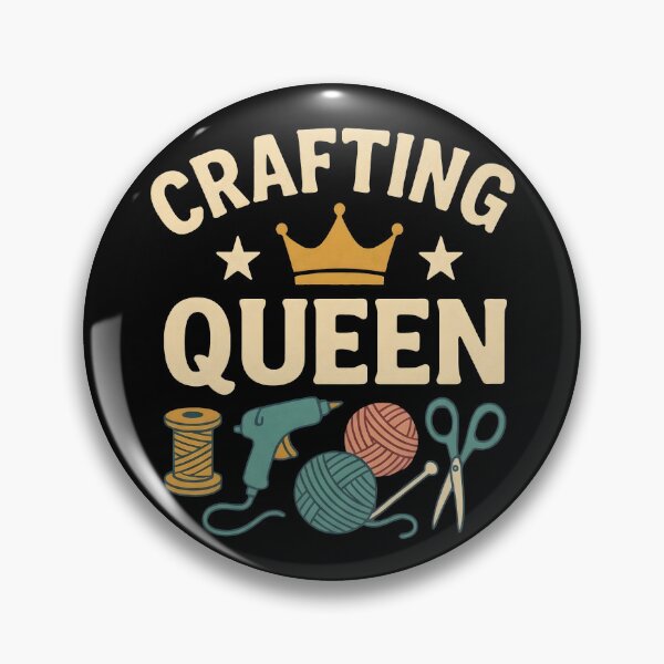 Item preview, Crafting Queen Vintage Sewing And Knitting Crafter designed and sold by Photo-Sphere101.