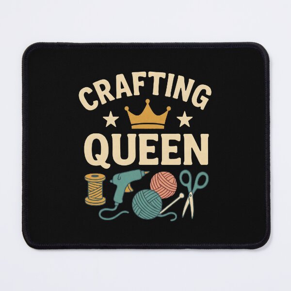 Item preview, Crafting Queen Vintage Sewing And Knitting Crafter designed and sold by Photo-Sphere101.