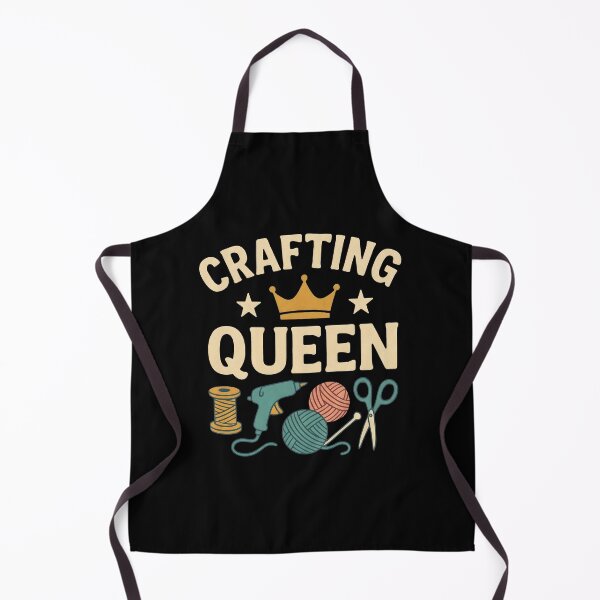 Item preview, Crafting Queen Vintage Sewing And Knitting Crafter designed and sold by Photo-Sphere101.