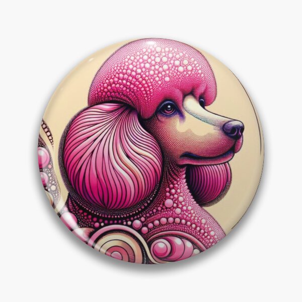 Item preview, Fancy Pink Poodle designed and sold by Wags & Tails.