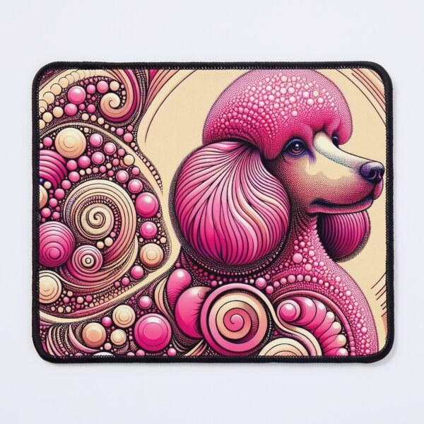 Item preview, Fancy Pink Poodle designed and sold by Wags & Tails.