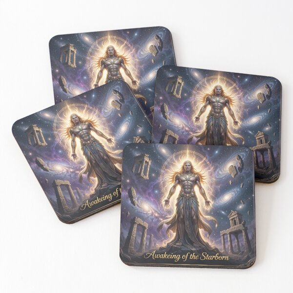 Item preview, Awakening of the Starborn Cosmic Fantasy Art designed and sold by yosmosverse .