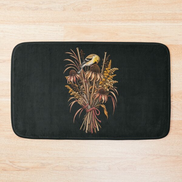 Item preview, Winter Wildlife Garden with Goldfinch designed and sold by VoyteksDesigns.