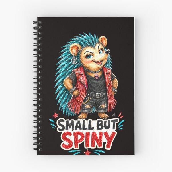 Item preview, Small But Spiny Punk Hedgehog designed and sold by Hellulandia - no nää ny vaa o tämmöne.