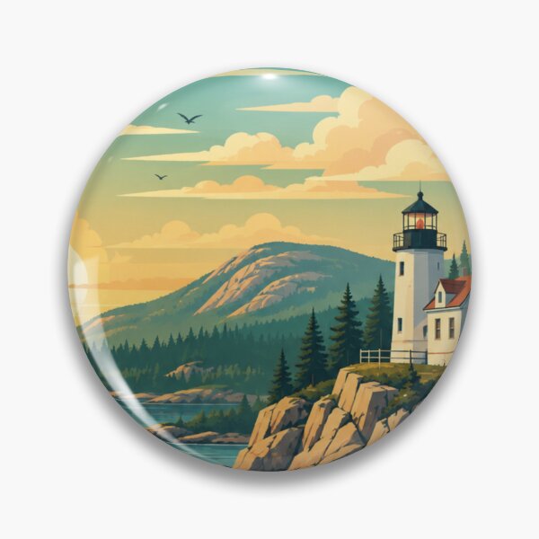 Item preview, Acadia National Park Maine Travel Print designed and sold by MatthewHeights.