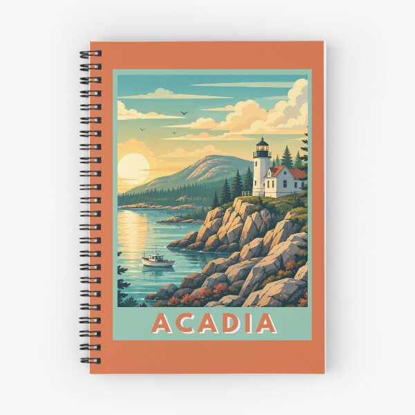 Item preview, Acadia National Park Maine Travel Print designed and sold by MatthewHeights.
